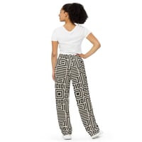 Image 1 of ATINRA All-over print unisex wide-leg pants
