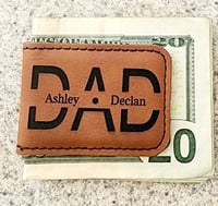 Engraved money clip