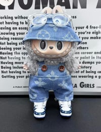 BOOPLAY Labubu LV Denim with LV Trainer Sneaker