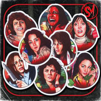 Image 2 of Classic Final Girls Sticker Pack