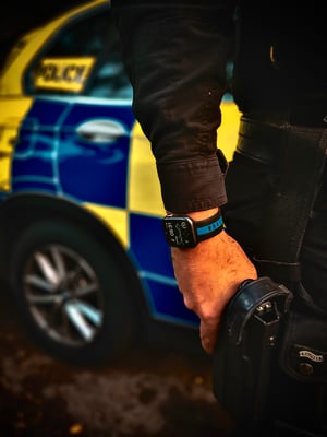 Image of KMP “EMERGENCY SERVICES” Apple Watch Sports Strap