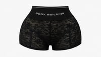 Image 3 of Fashionable Body Building Babe Lace Shorts