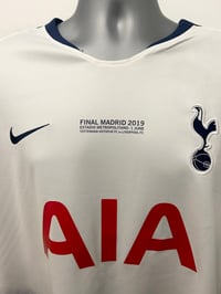 Image 4 of Tottenham Hotspur “SON 7” 2018/19 UCL Final Home Shirt + patches (XL)