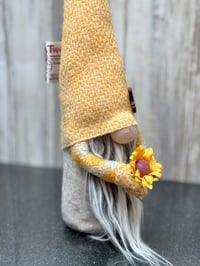 Image 4 of Harris Tweed Wee Sunflower Gnome
