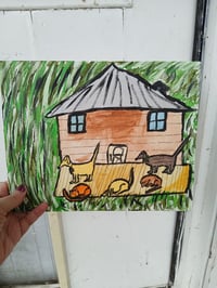 Image 13 of Dogs And Cat On Porch