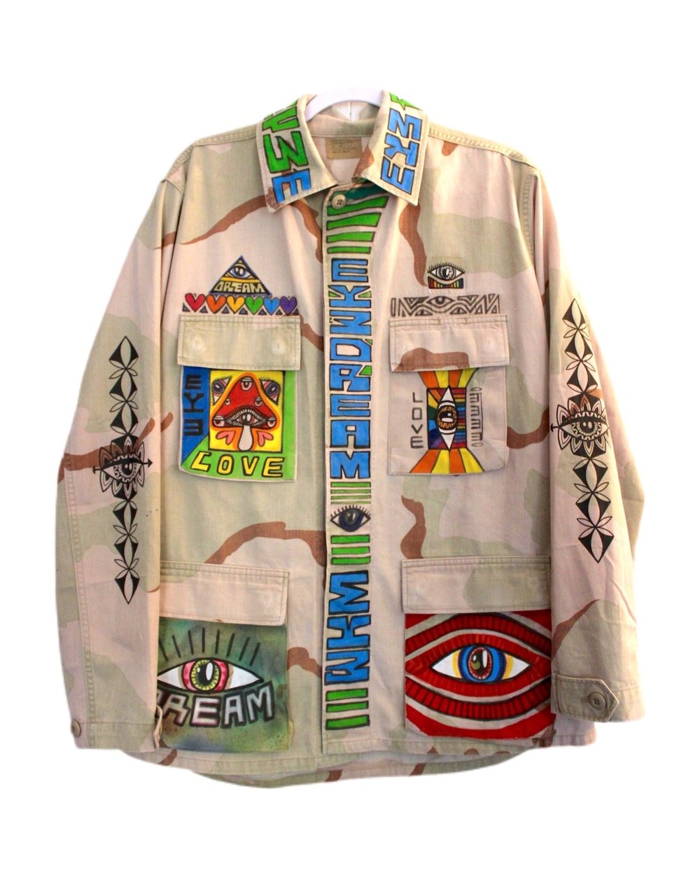 Image of “STOP WARS” Button Up Jacket 