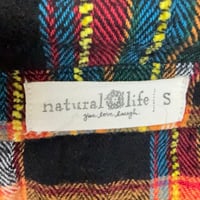 Image 7 of Natural Life Multi Color Denver Plaid Cotton Flannel - Size Small