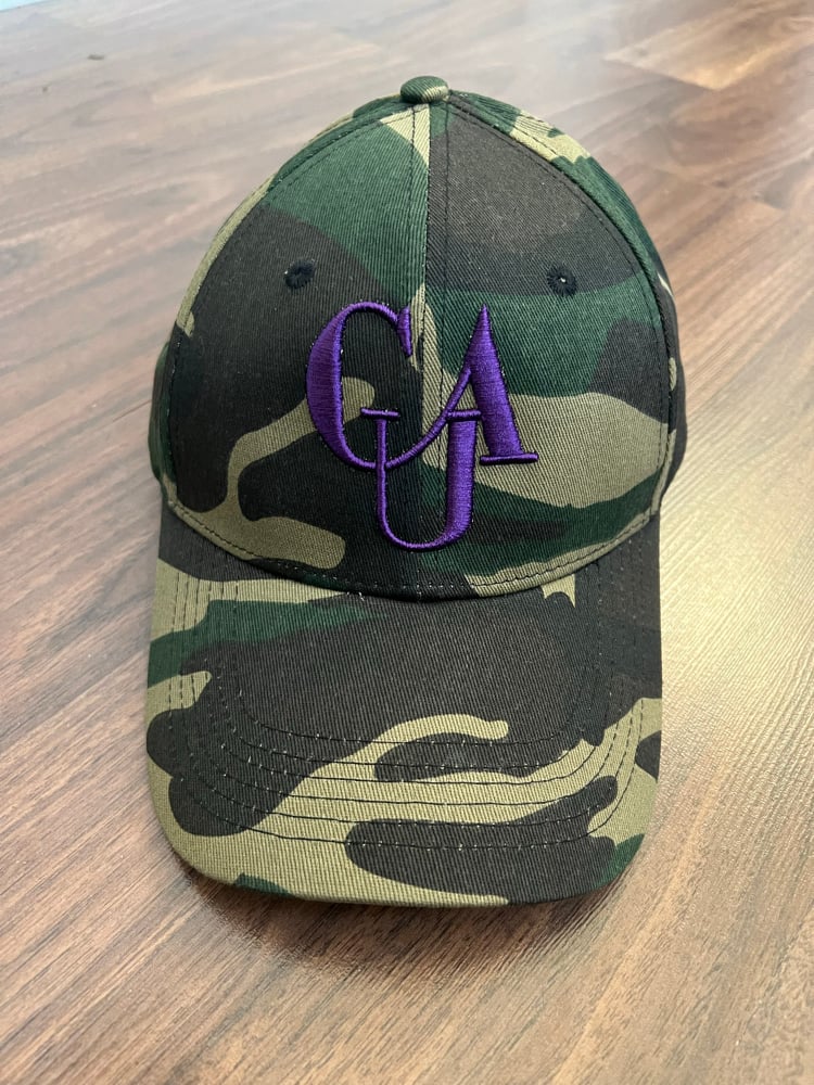 CLARK ATLANTA UNIVERSITY CAMO DAD HAT