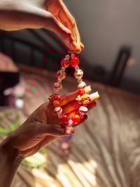 Image 1 of Phone Chains (16mm/20mm beads) - Red