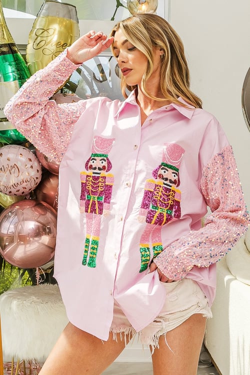 Image of Nutcracker Button Down