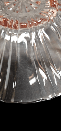 Image 10 of 1930s Old Cafe Pink Depression Candy/Nut Bowls