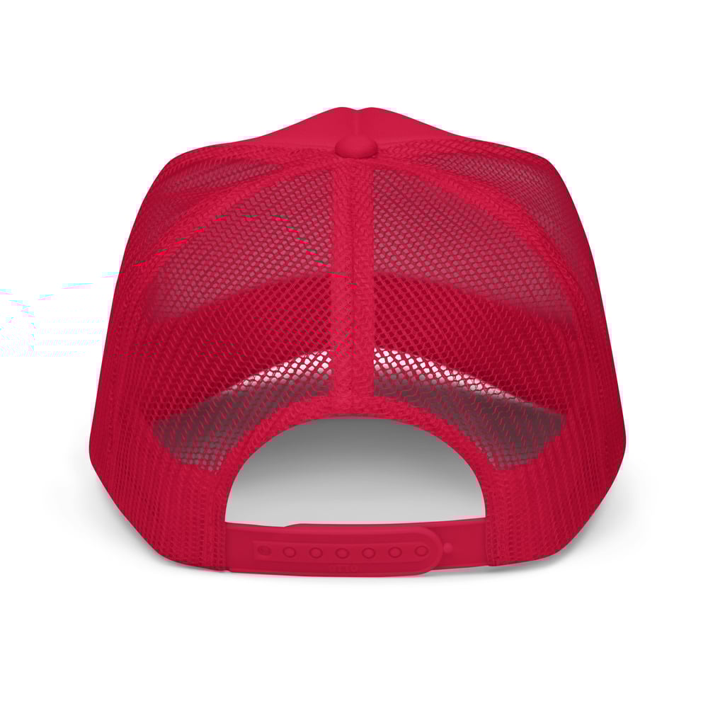 Image of DRUGZ® - Logo Trucker Hat (LIGHTNING/RED)