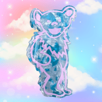 Image 1 of LARGE Blue Raspberry bear 