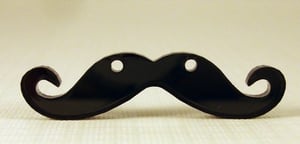 Image of Laser cut: Moustaches... Lunettes ... TÃªte de mort ...