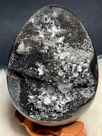 Image 3 of Septarian Egg With Calcite #2396
