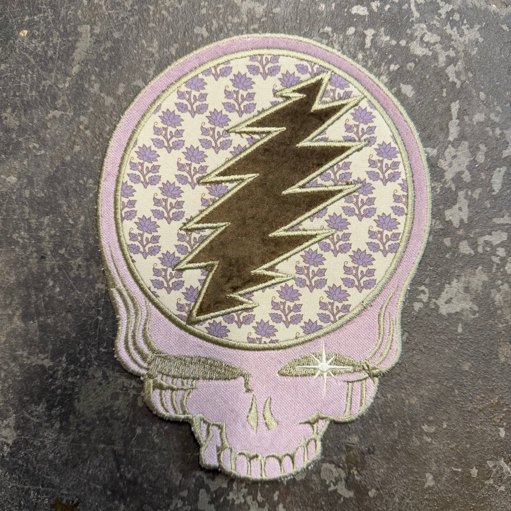 Image of Small Velvet Stealie Patch 1