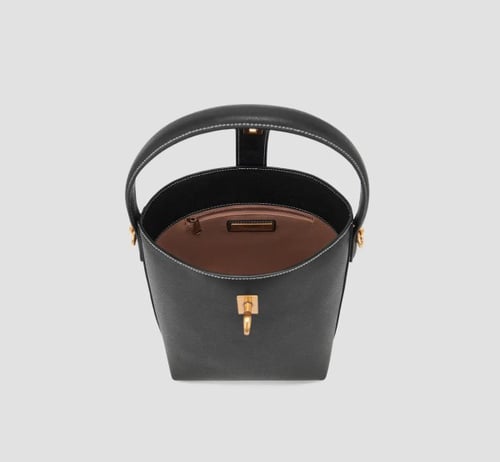 Image of URBANKEY BLACK BUCKET BAG (crossbody)