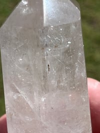 Image 2 of Clear Quartz & Silver Rutile Generator #3026