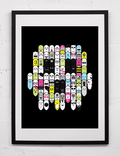 88 Ghosts Print