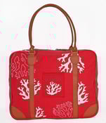 Image of Coral Weekend Bag Coral In Coral
