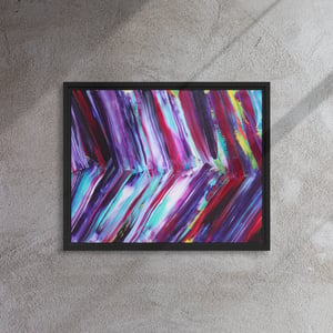 Image of "Purpology" Framed canvas