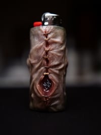 Image 12 of Custom Lighter Sleeve, Lighter Cover, Fits Regular Sized Bic Lighters, OOAK 