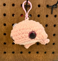 Image 1 of Pinkie the Whale Clip-On Buddy