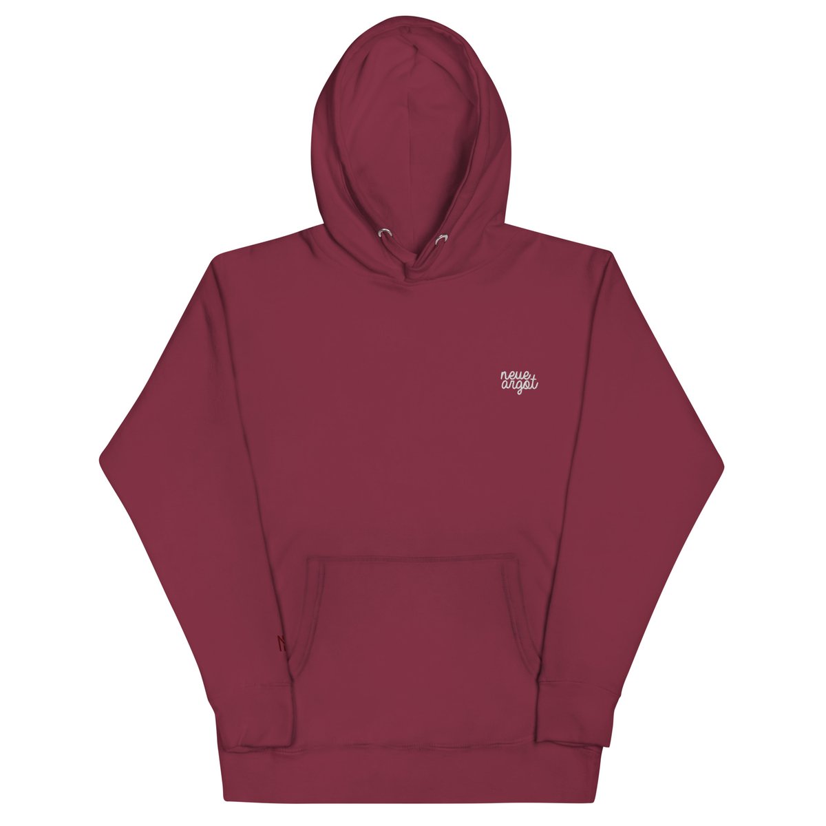 Image of Scripted Hoodie Maroon