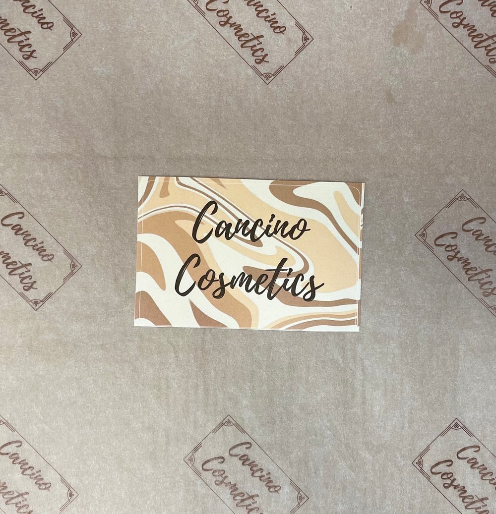 Image of TAN WAVES STICKER