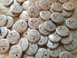 Image of Radical Fortress buttons by Alex Schubert