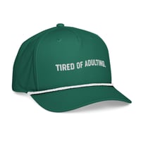 Image 2 of wavy life rope hat.