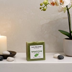 Image of Spinach Soap (with clary sage)