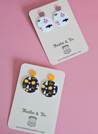 Image 2 of Printed Halloween Dangles - SKU 584
