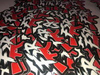 Image 1 of AK47 FSR STICKER (RED)