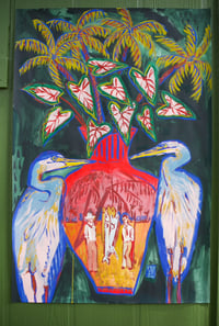 Image 1 of Artist Origonal | fisherman vase