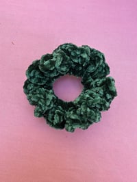 Image 2 of Crochet Velvet Scrunchie