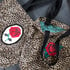 Leopard bag With Red Rose Patch Image 6