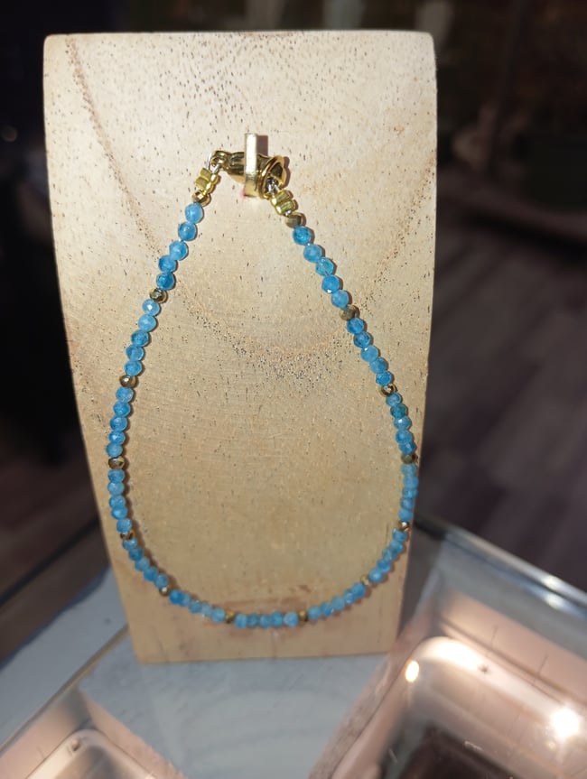 Bracelet apatite 1