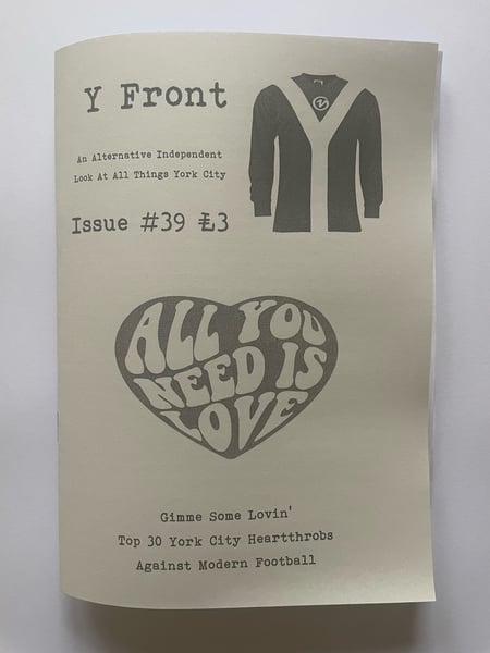 Image of Y Front Issue 39