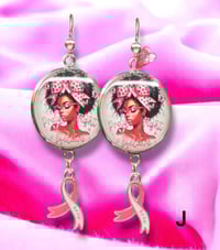 Image 11 of Breast Cancer Awareness Earrings