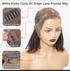 Afro Kinky Curl 4c edges 