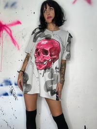 Image 3 of “PINK PUNX” CUSTOM PAINTED T-SHIRT LARGE