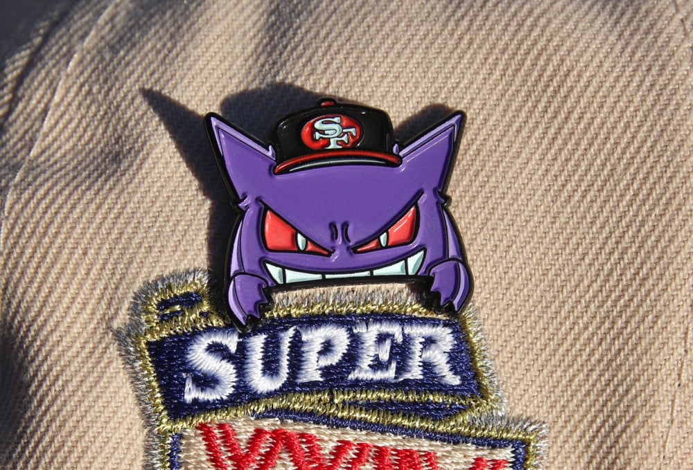Image of Gengar San Francisco 49ers Peeker Pin