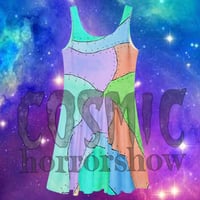 Image 2 of Pastel Patchwork Zombie Skater Dress
