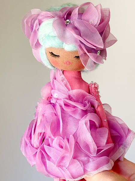 Image of RESERVED FOR DAINTY Floral Collection Little Doll Violet