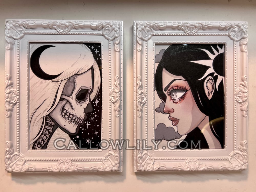 Image of Framed original illustrations 