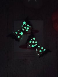 Image 5 of Glow in the Dark Bat Hair Clips