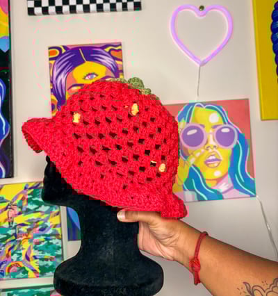 Image of Strawberry Bucket Hat