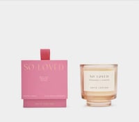 Image 1 of Katie Loxton So Loved Candle Peach Rose and Mandarin 