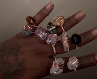 Image 3 of 5pc Adjustable Copper Ring Stack✨